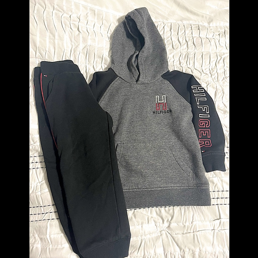 Little Boys Tommy Hilfiger Jogger/Hoodie Set